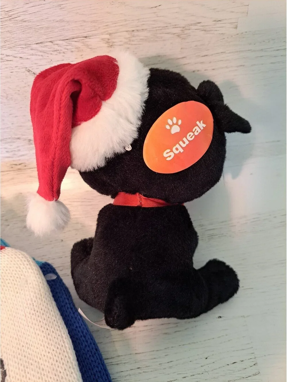 Bundle 3 Small Winter Holiday Dog Puppy Small Pet Sweaters & Santa Squeaky Toy